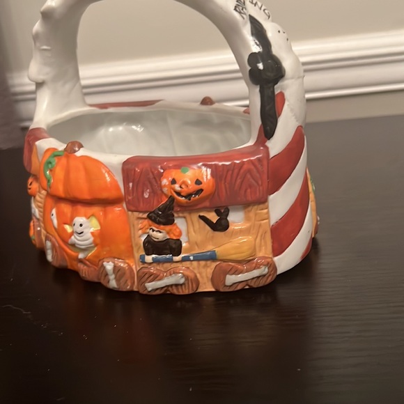 Vintage Ceramic Halloween Table decor Candy holder - Picture 6 of 7